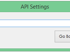 API Settings