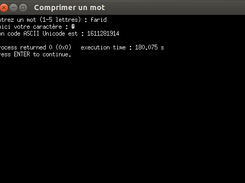 Comprimer un mot