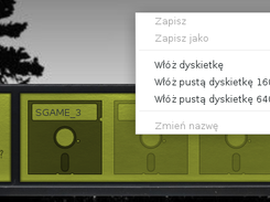 'floppy' context menu