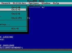 FreeDOS Edit for Win32 in action.