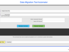 Migration Tool Automator UI