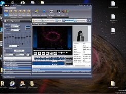 ecualizador, reproduccion de video (si usas los codecs K-lite full, podras ver las peliculas con subtitulos .srt!), creacion de playlist,guardado,importacion, contamos con mas de 30 efectos!