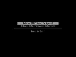 Debian image with systemd-boot  