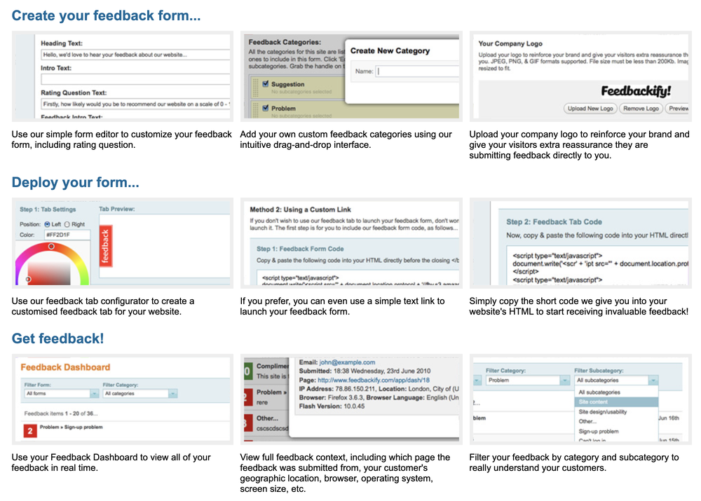 Feedbackify Screenshot 1