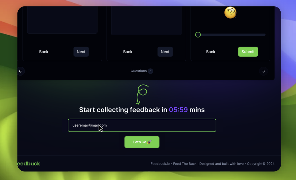 Feedbuck Screenshot 1