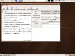 Main window on Ububtu desktop