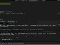 Reading in w3m