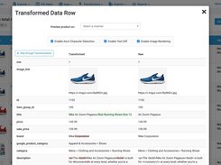 See the difference between raw product data and data optimized by Feedonomics.