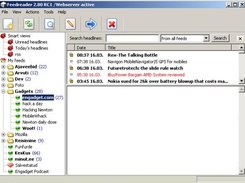 Feedreader main window