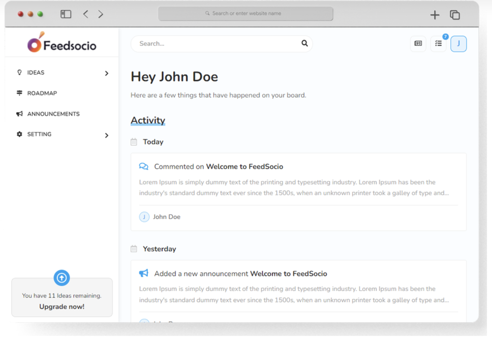 Feedsocio Screenshot 1