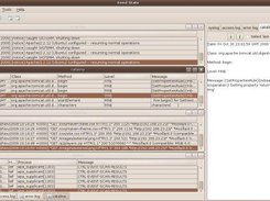 FeedState in action with four log files being read.