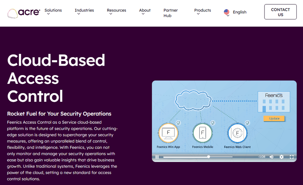 Feenics Access Control Screenshot 1