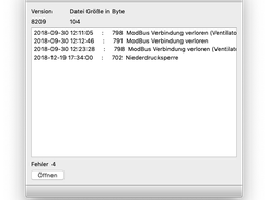 FehlerList Screenshot 1