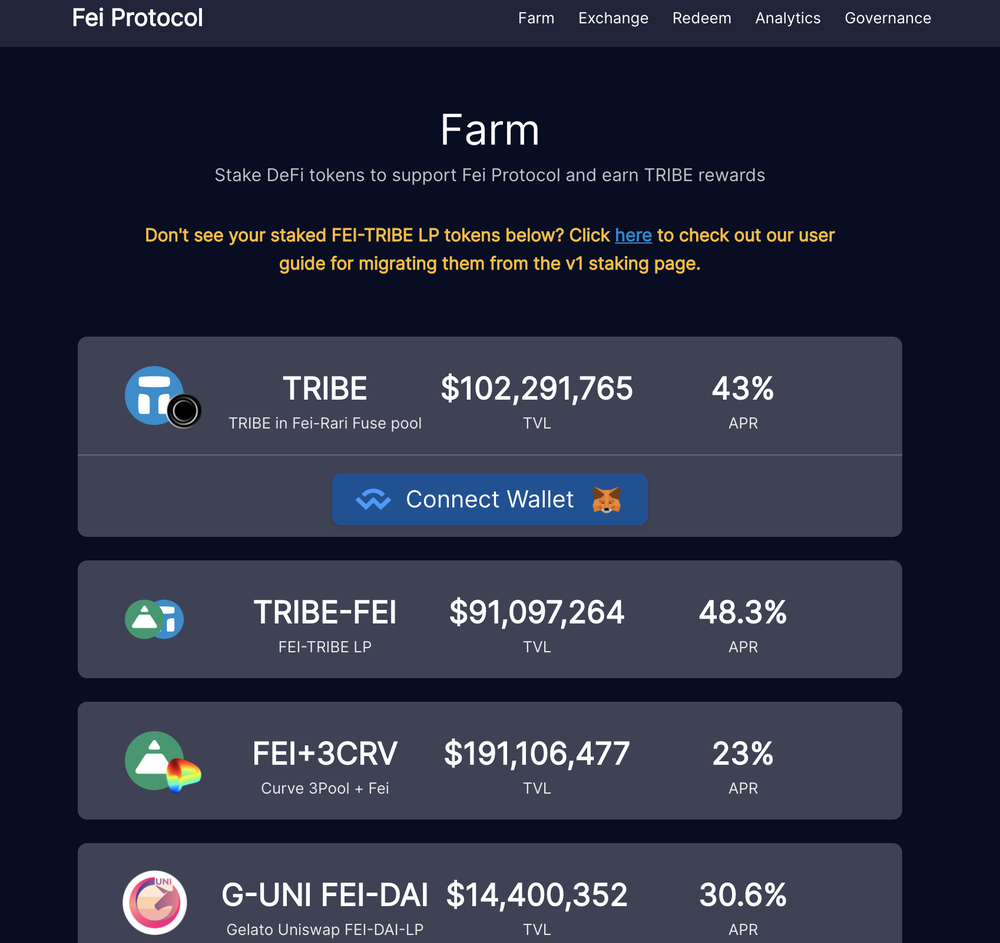 Fei Protocol Screenshot 1