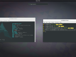 Yaourt included with every desktop (this is Gnome)