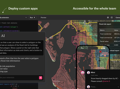 Ship custom spatial applications to your team with just a prompt. 