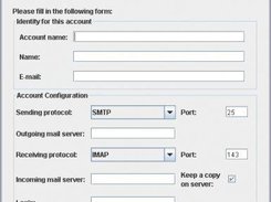Add account Wizard