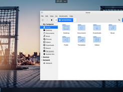 The Default Feren OS Desktop