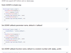 Fetch JSONP Screenshot 1