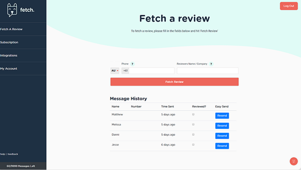 Fetch Review Screenshot 1