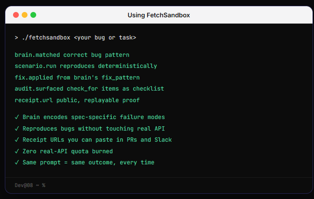 FetchSandbox Screenshot 1