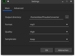 FFaudioConverter Screenshot 2