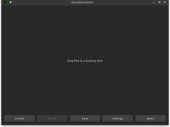 FFaudioConverter Screenshot 1