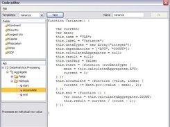 Custom code editor