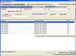 Comprehensive rename function. With Add No. sequence replace