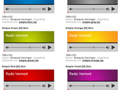 Muses Radio Player - More Skins
