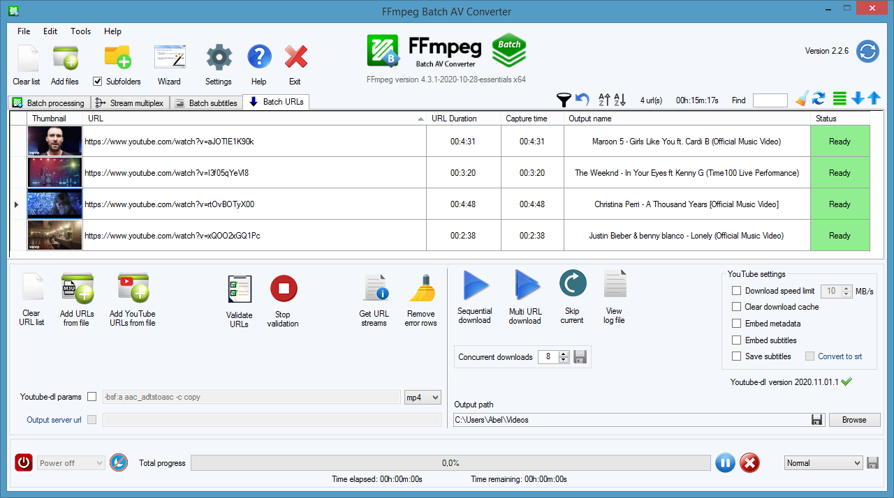 ffmpeg concat all mp3 in a file