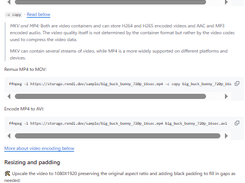 FFmpeg Cheat Sheet Screenshot 1