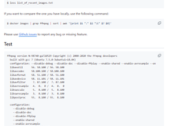 FFmpeg Docker image Screenshot 1