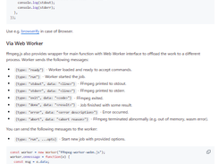 ffmpeg.js Screenshot 1