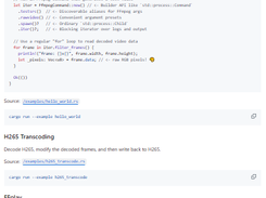 FFmpeg Sidecar Screenshot 1