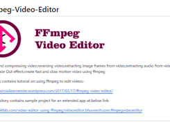 FFmpeg-Video-Editor Screenshot 1