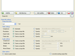FFMpegGUIVideoConverter Screenshot 1
