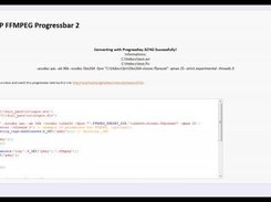 PHP FFMPEG progressbar 2 Screenshot 3