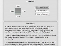 Calibration pane