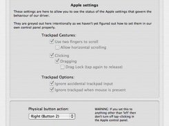 Pointing configuration pane
