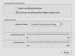 Advanced / autoscroll editor sub-pane
