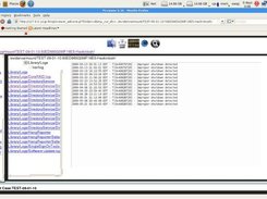 Error logs stored on the evidence image