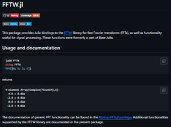 FFTW.jl Screenshot 1