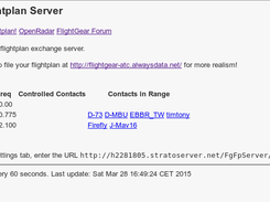 Flightgear Flightplan Exchange Server Screenshot 1