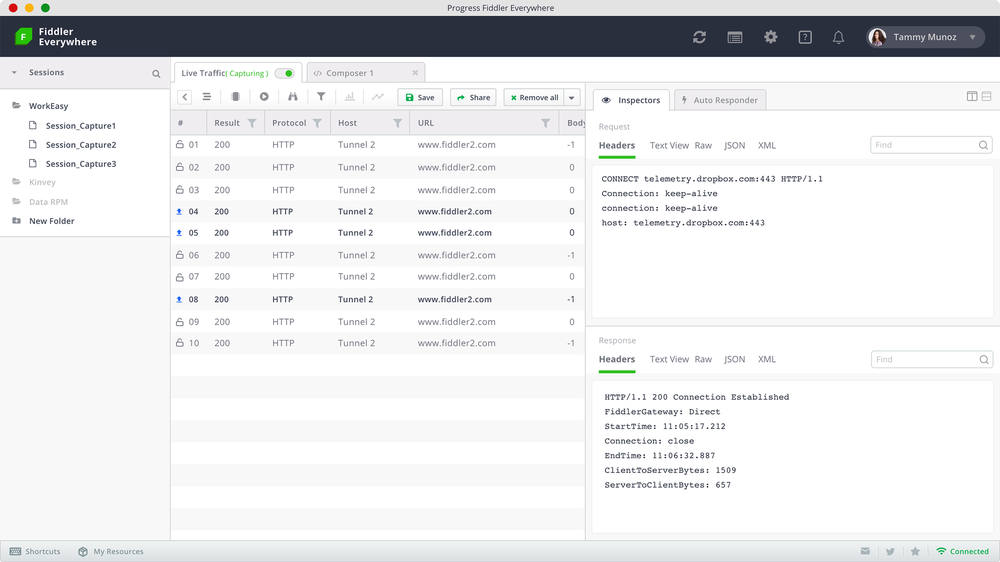 Fiddler Screenshot 1