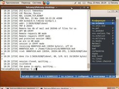 Terminal of fidoip after recv messages 