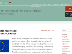Fidus Writer Screenshot 1