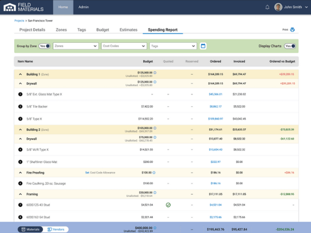 Field Materials Screenshot 1