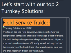 Field Service Trakker Screenshot 1