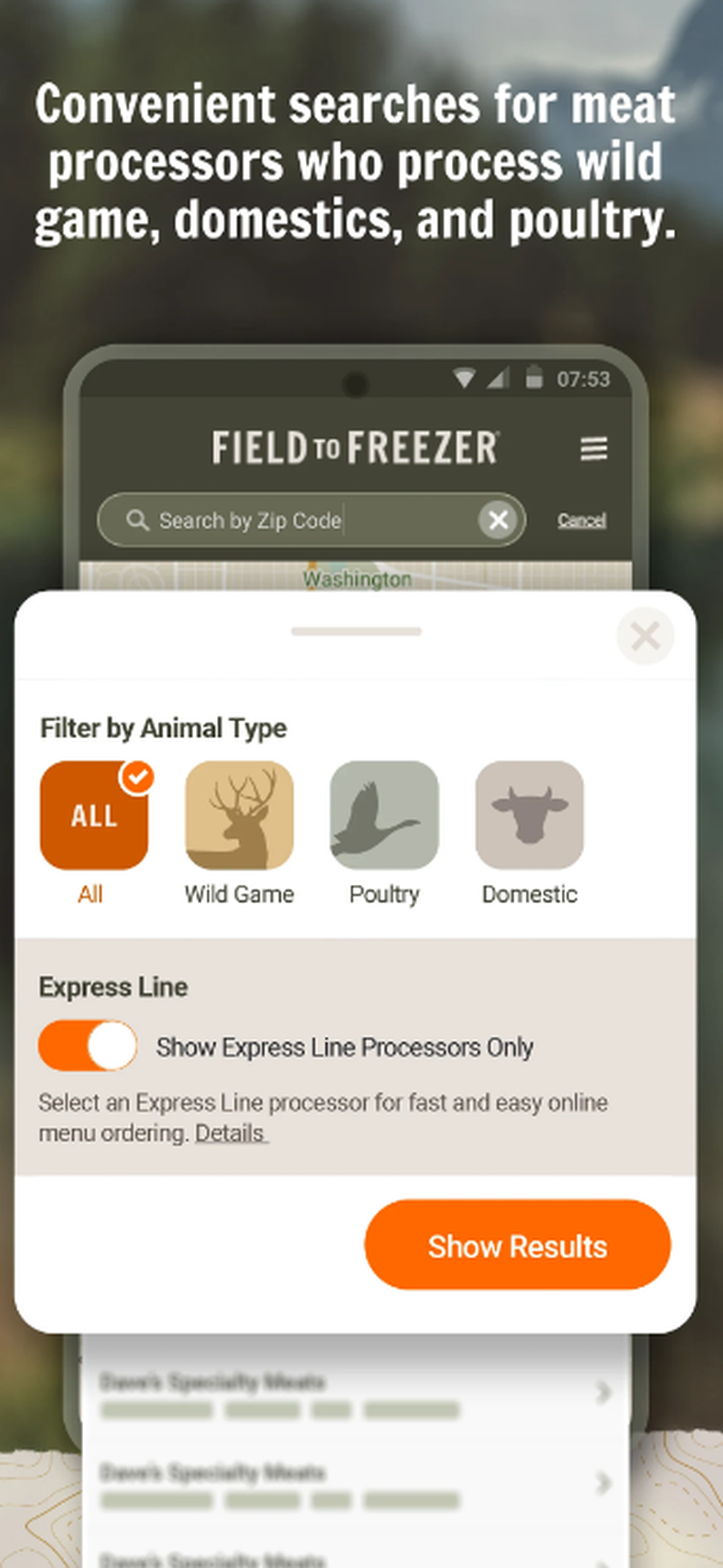 Field to Freezer Screenshot 1